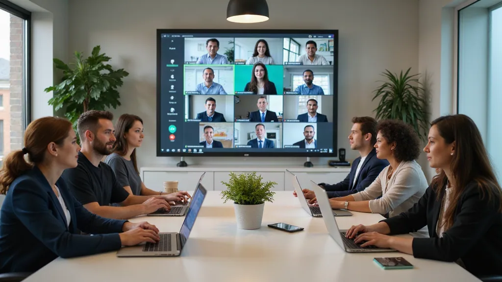 Modern collaboration meeting space