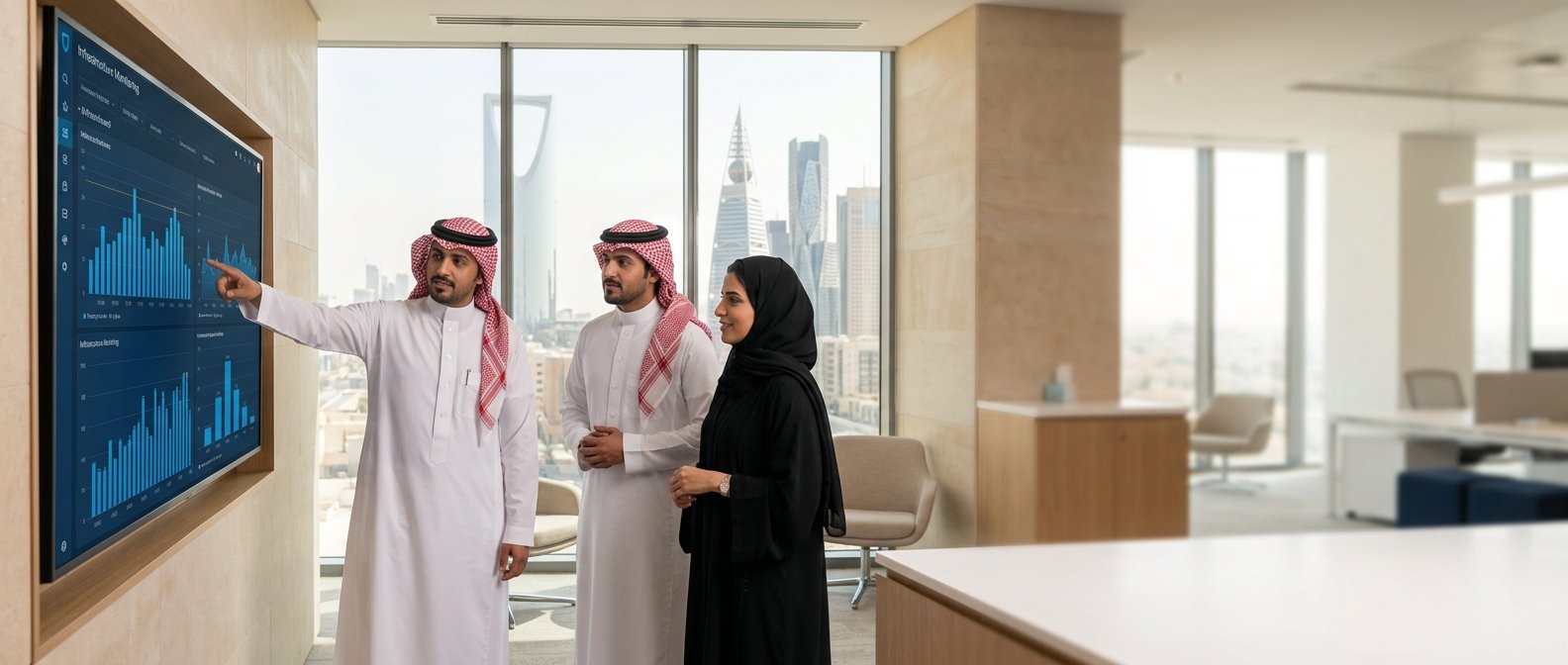 بهو مكتب تحوّل في الرياض
